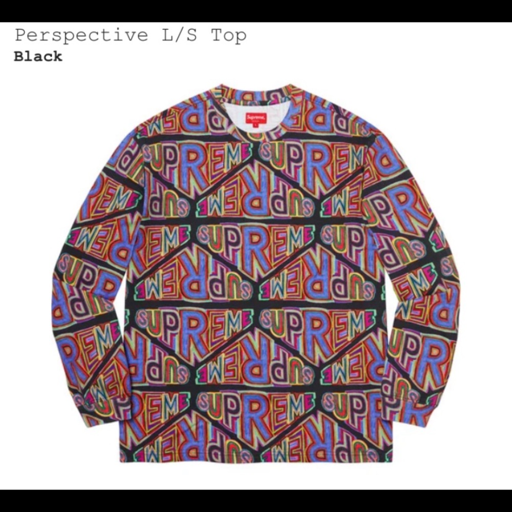 Supreme Perspective Large Top Black